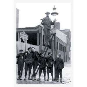 Boys at Playground, Philadelphia, PA   Paper Poster (18.75 x 28.5 