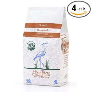 Great River Organic Milling Organic Buttermilk Pancake Mix, 2 Pound 
