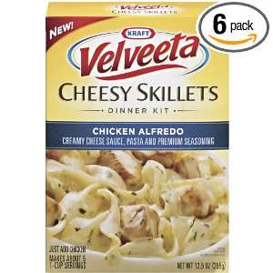 Velveeta Cheesy Skillet Pasta Dinner Kit, Chicken Alfredo, 12.5 Ounce 