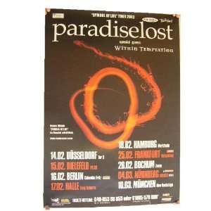  Paradise Lost Poster Concert Berlin Tour 