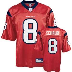 Matt Schaub Houston Texans RED Equipment   Replica NFL YOUTH Jersey