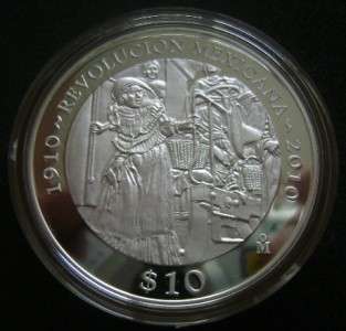 2010 Mexico 1 Gold 4 Silver Coin Set BiCentenario Proof  