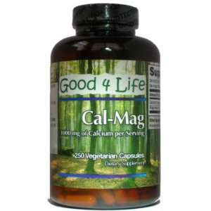   Calcium & Magnesium (250 Vegetarian Capsules)