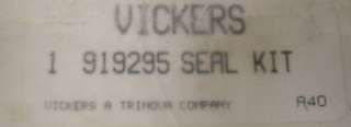 New Vickers Eaton Hydraulics Seal Kit 919295 Pair  