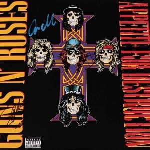   Autographed Signed Appetite for Destruction Record 