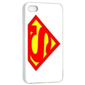  Superman Logo Case for Iphone 4/4s (White)  