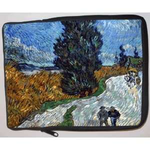  Gogh Art Van Gogh Country Road in Provence Laptop Sleeve   Note Book 