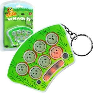    Mini Whack It Game Keychain with Sound & Lights Toys & Games