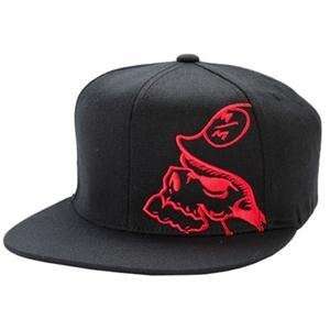  Metal Mulisha Dusk Hats   Large/X Large/Black/Red 