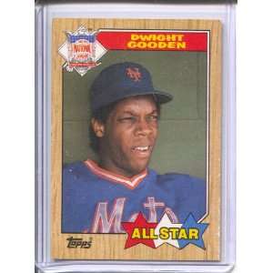  1987 Topps #603B Dwight Gooden AS TM Sports Collectibles
