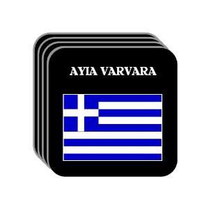  Greece   AYIA VARVARA Set of 4 Mini Mousepad Coasters 