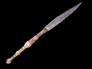 VERY NICE SPANISH NAVAJA FOLDING KNIFE 19TH CENTURY  