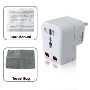 World Travel Adapter with USB Charging Port  