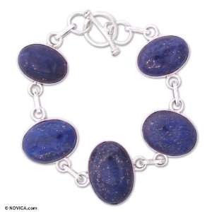  Lapis lazuli bracelet, Love Truly 1 W 7.1 L Jewelry
