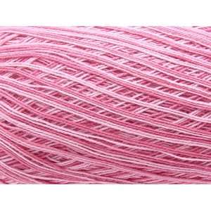  Free Ship Variegated Cranberry Pink #10 Crochet Cotton Thread Yarn 