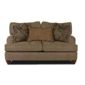  Walker Loveseat parchment by Klaussner