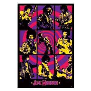  Jimi Hendrix Purple Haze Montage 24 x 36 Poster