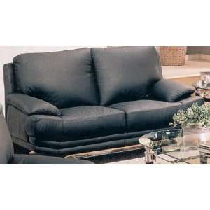  Contemporary Modern Style Italian Leather Couch Loveseat 