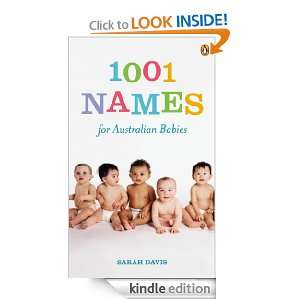 1001 Names for Australian Babies Sarah Davis  Kindle 