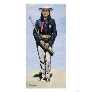  Arapaho Scout for the Us Cavalry, 1800s Premium Poster 