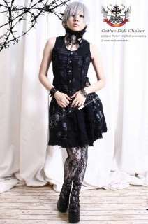 Gothic Lolita Visual Kei Punk EGL LARP Choker Collier  