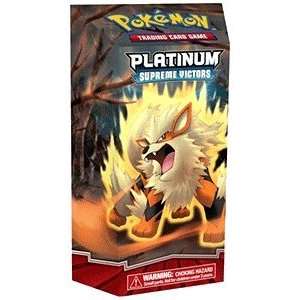   Pokémon Platinum Supreme Victors Theme Deck   Arcanine Toys & Games