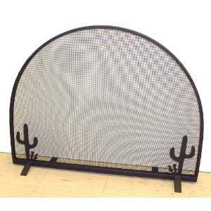 Wildlife Flat Fireplace Screen with Arched Top, 66 Designs 