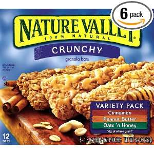 Nature Valley Crunchy Granola Bars, Variety Pack of Cinnamon, Oats n 