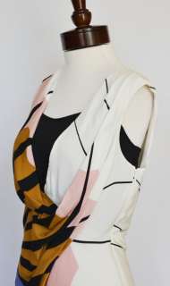   Von Furstenberg DvF Adalvino Dress 6 S UK 10 NWT $398 Silk Paper Sun