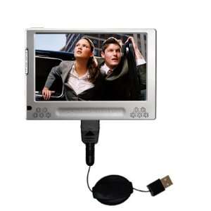  Retractable USB Cable for the Archos 705 WiFi with Power 