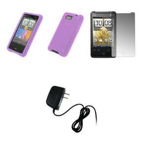  HTC Aria   Premium Light Purple Soft Silicone Gel Skin 