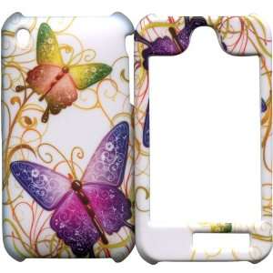  Purple Butterfly Apple Iphone 4, 4s at&t. Verizon, Sprint, C Spire 