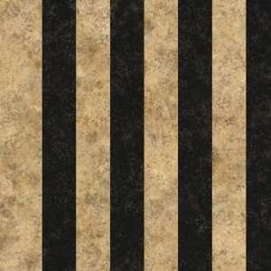  Wide Band Stripe Black Wallpaper in 4Walls