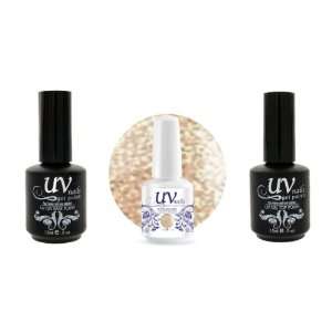  UV Nails Soak Off Gel Polish Glitter Color GL 4 Full of 