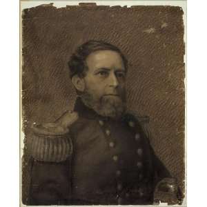   Andrew H. Foote, head and shoulders portrait, in military uniform 1850