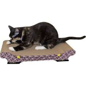  Large Comfort Couch Cat Scratcher Style Purple Paisley 