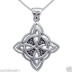   Silver Spiritual Trinity Symbol Necklace Paris Jewelry Jewelry