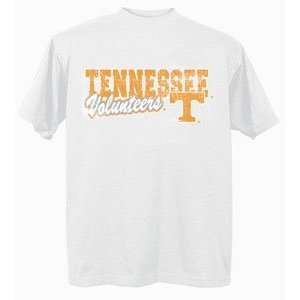  Tennessee Volunteers UT NCAA White Short Sleeve T Shirt 