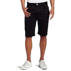  Arnie golf Mens Solid DreShort Sleeve Short, Black, 32 