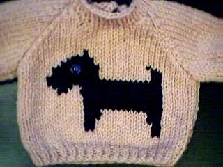 Scottish Terrier Dog Sweater Handmade for Build A Bear  