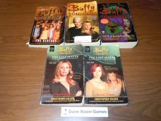 Lot 5 Buffy Vampire Slayer Books Harvest Lost 1 2 Madhouse Blood Fog 