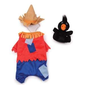  Zack & Zoey Polyester Scarecrow Dog Costume, Small, 12 
