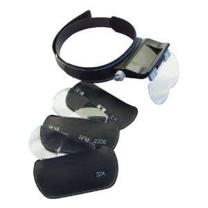  Megaview(R) Head Loupe With 3 Interchangeable Lenses 