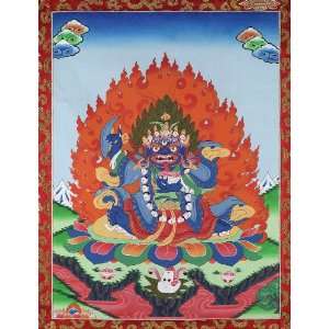  Mahakala Tibetan Buddhist Thangka 