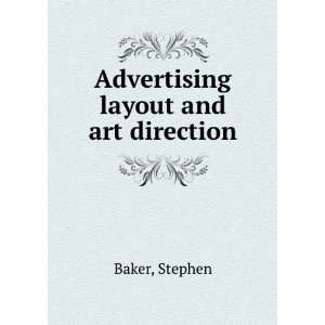 Advertising layout and art direction Stephen Baker  Books