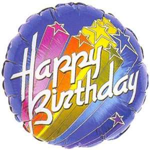  18 Birthday Blue  Triumph mylar balloon Toys & Games