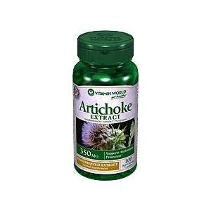  Artichoke Standardized Extract 350 mg. 100 Capsules 