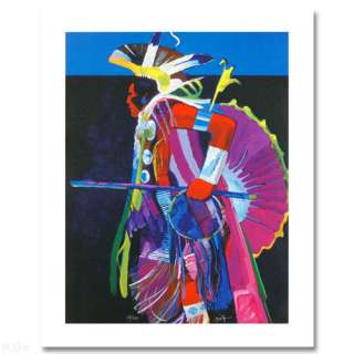 Traditional Dancer I is a LIMITED EDITION Giclee on Canvas by John 