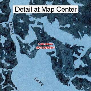  USGS Topographic Quadrangle Map   Lake Batola, Louisiana 