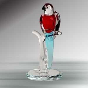  Artistik Kreations   Crystal Red Parrot 